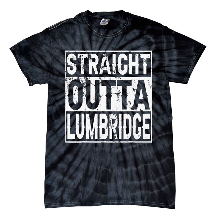 Straight Outta Lumbridge Funny Lumbridge Costume Tie-Dye T-Shirt