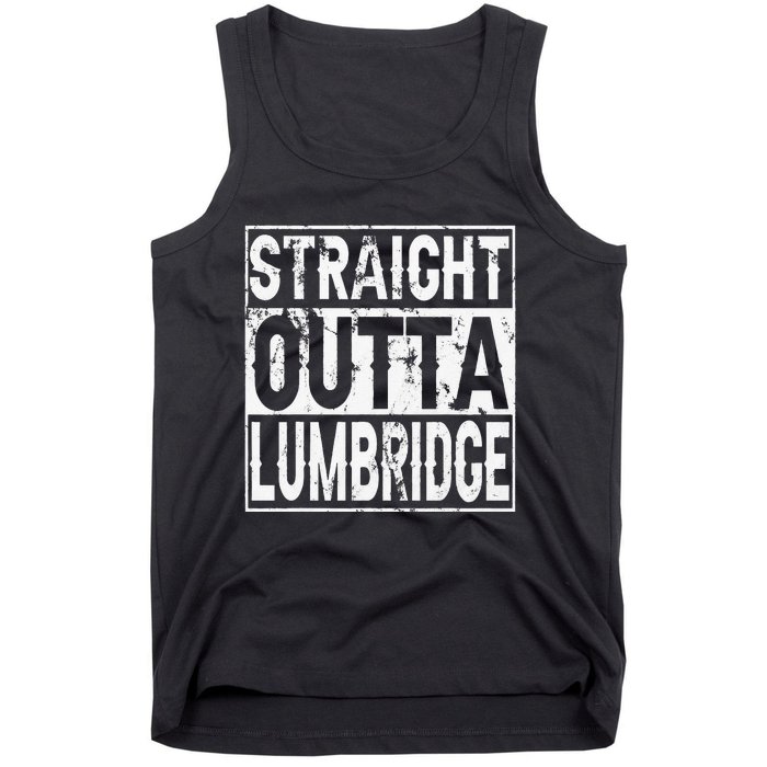 Straight Outta Lumbridge Funny Lumbridge Costume Tank Top