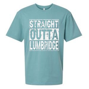 Straight Outta Lumbridge Funny Lumbridge Costume Sueded Cloud Jersey T-Shirt