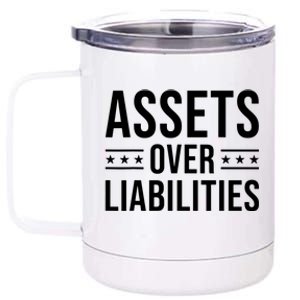 Ssets Over Liabilities 12 oz Stainless Steel Tumbler Cup