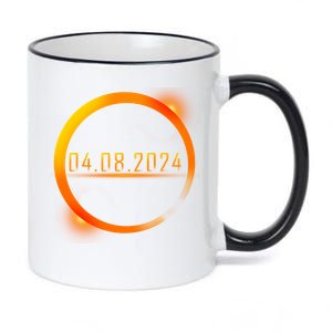 Solar Eclipse 04.08.2024 11oz Black Color Changing Mug