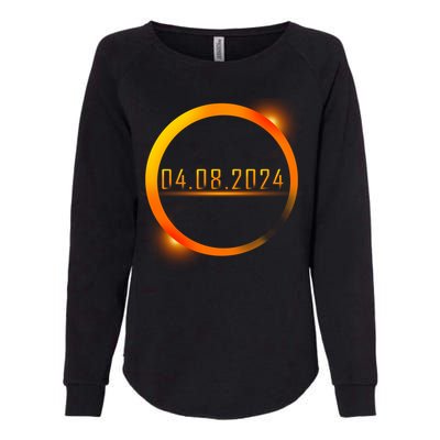 Solar Eclipse 04.08.2024 Womens California Wash Sweatshirt