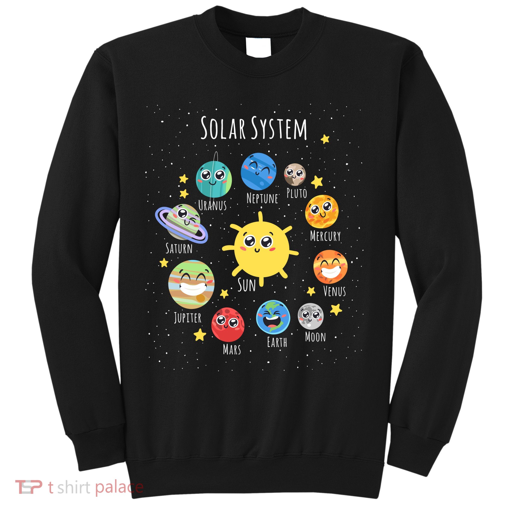 Solar System Children's Illustration Sweatshirt