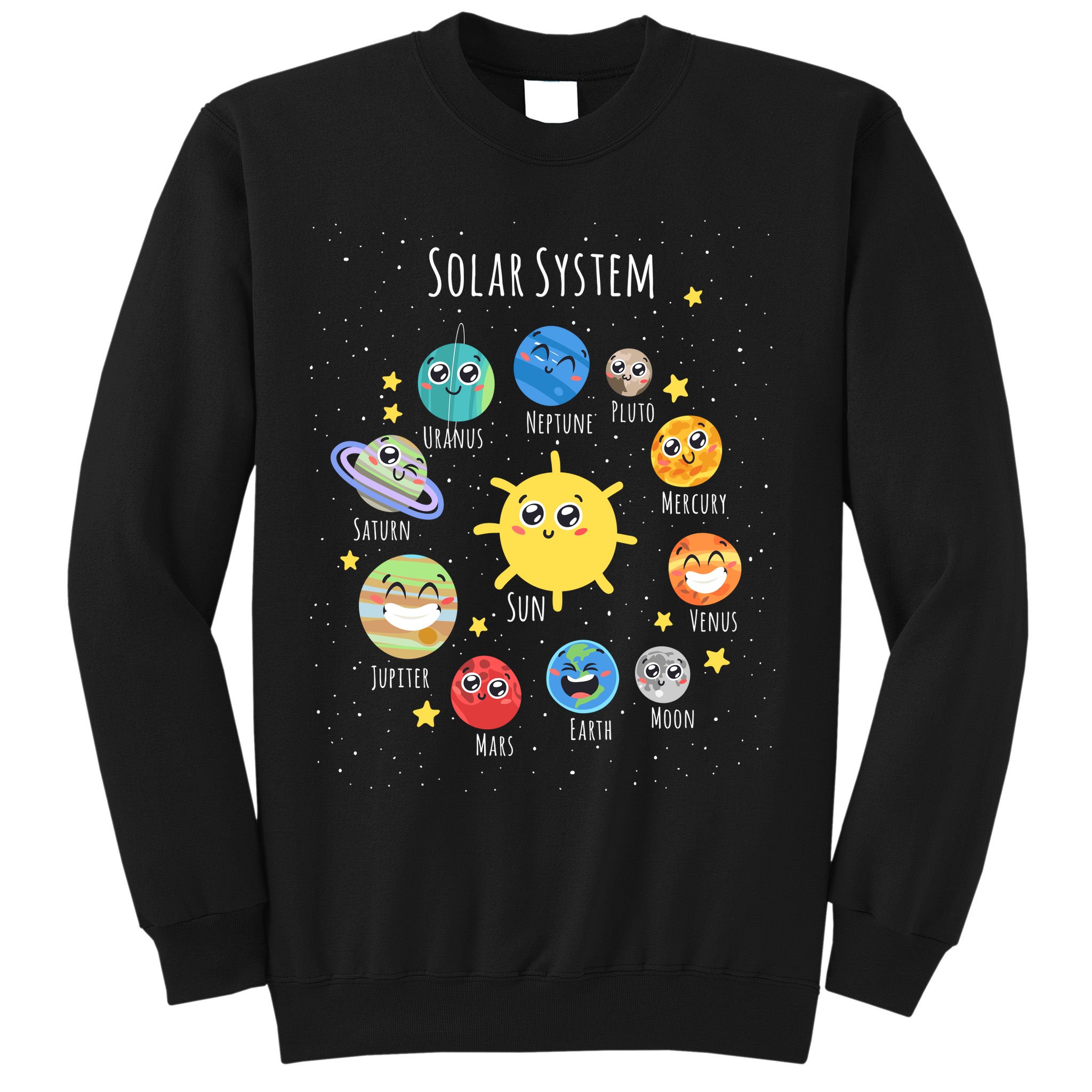 Solar System Children's Illustration Sweatshirt