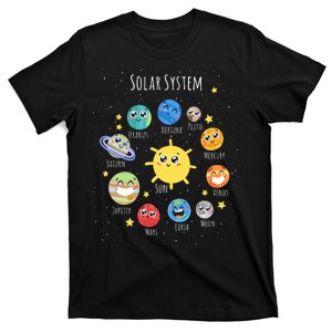 Solar System Children's Illustration T-Shirt