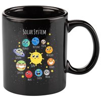 Solar System Children's Illustration 11oz C Handle Ceramic Mug
