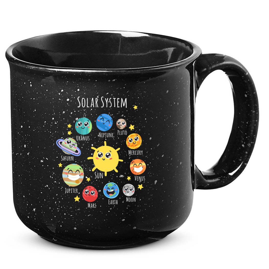 Solar System Children's Illustration 15oz Campfire Ceramic Mug