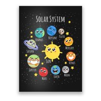Solar System Children's Illustration Poster