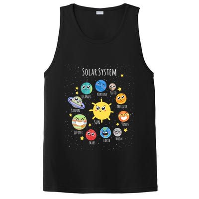 Solar System Children's Illustration PosiCharge Competitor Tank