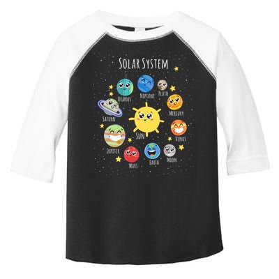 Solar System Children's Illustration Toddler Fine Jersey T-Shirt