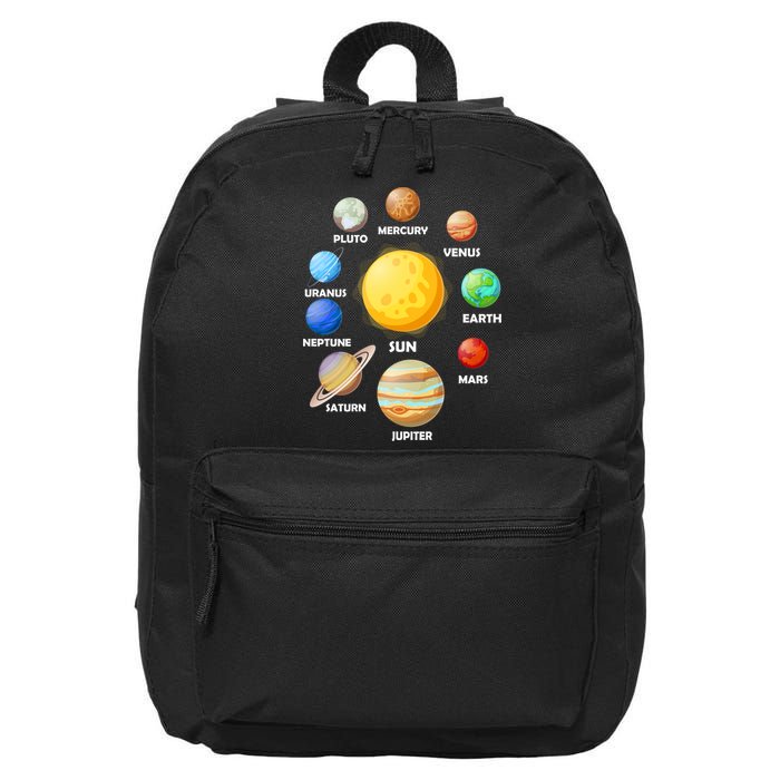 Solar System Planets 16 in Basic Backpack