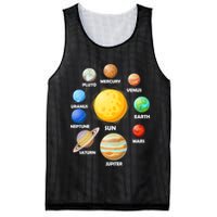 Solar System Planets Mesh Reversible Basketball Jersey Tank