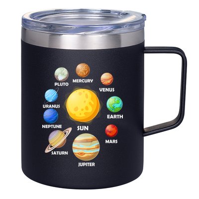 Solar System Planets 12oz Stainless Steel Coffee Mug