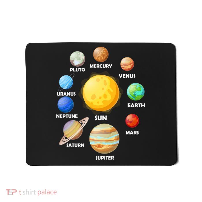 Solar System Planets Mousepad