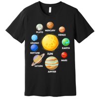 Solar System Planets Premium T-Shirt