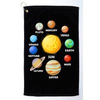 Solar System Planets Golf Towel