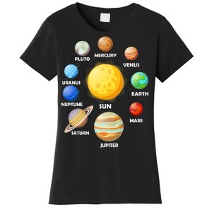 Solar System Planets Women's T-Shirt