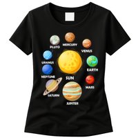 Solar System Planets Womens T-Shirt