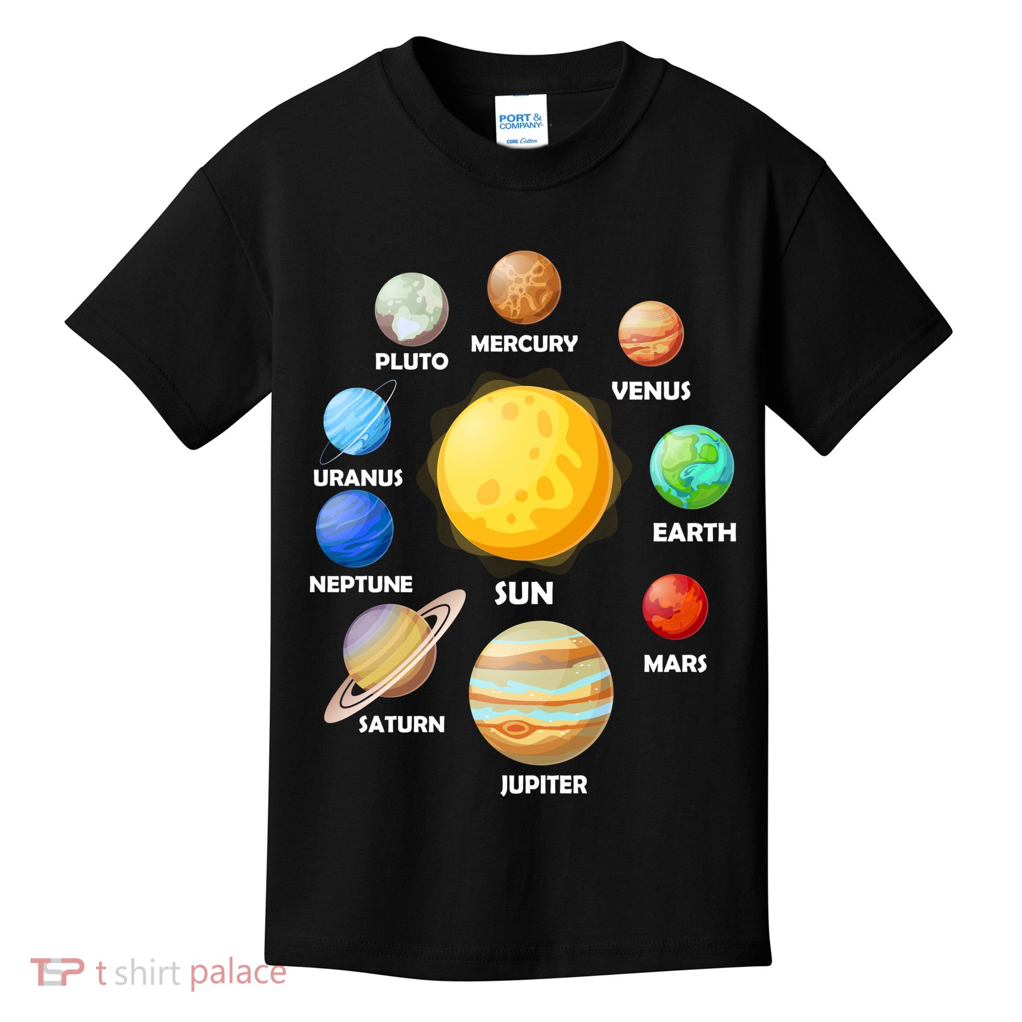 Solar System Planets Kids T-Shirt
