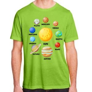 Solar System Planets Sun Mars Adult ChromaSoft Performance T-Shirt