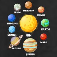 Solar System Planets Sun Mars 7 Panel Mesh Trucker Snapback Hat