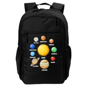 Solar System Planets Sun Mars Daily Commute Backpack