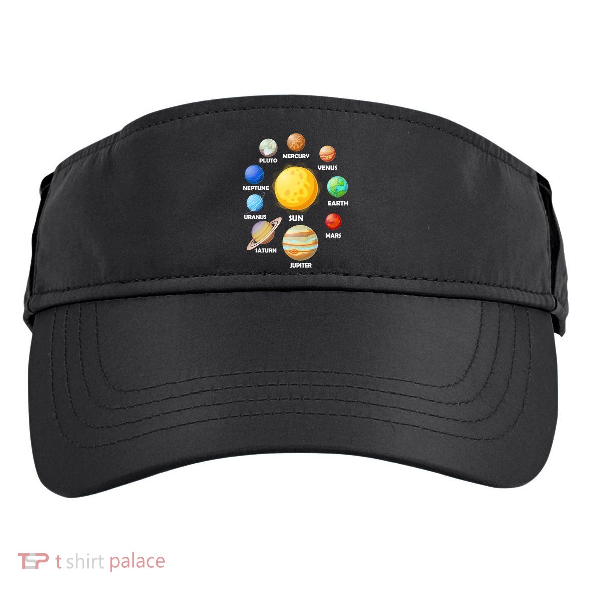 Solar System Planets Sun Mars Adult Drive Performance Visor