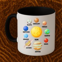 Solar System Planets Sun Mars Mug