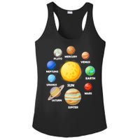 Solar System Planets Sun Mars Ladies PosiCharge Competitor Racerback Tank