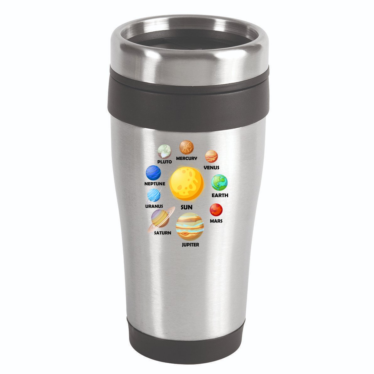 Solar System Planets Sun Mars 16oz Travel Tumbler