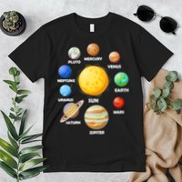 Solar System Planets Sun Mars Premium T-Shirt