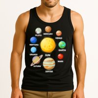 Solar System Planets Sun Mars Tank Top
