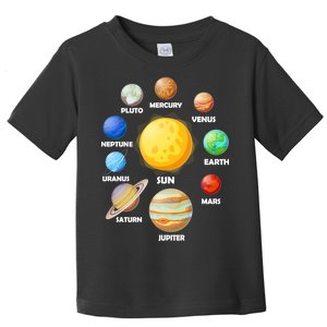 Solar System Planets Sun Mars Toddler T-Shirt