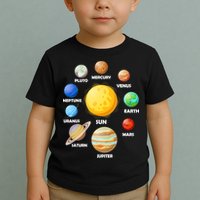 Solar System Planets Sun Mars Toddler T-Shirt