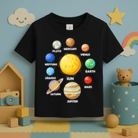 Solar System Planets Sun Mars Toddler T-Shirt