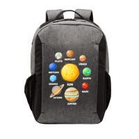 Solar System Planets Sun Mars Vector Backpack