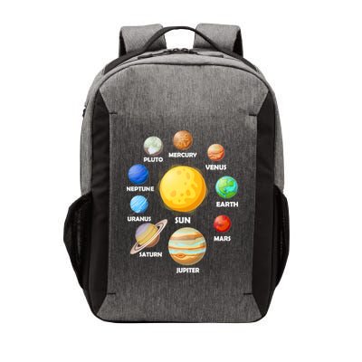 Solar System Planets Sun Mars Vector Backpack