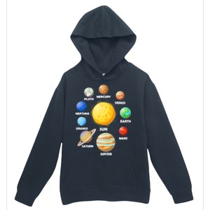 Solar System Planets Sun Mars Urban Pullover Hoodie