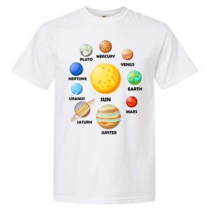 Solar System Planets Sun Mars Garment-Dyed Heavyweight T-Shirt