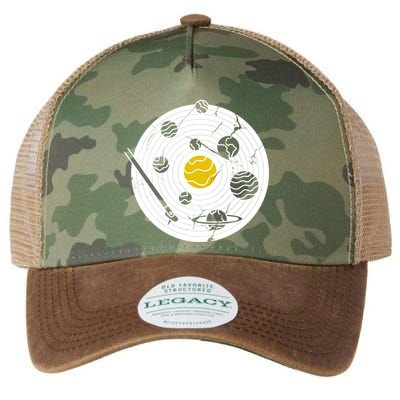 Solar System Vinyl Record Legacy Tie Dye Trucker Hat