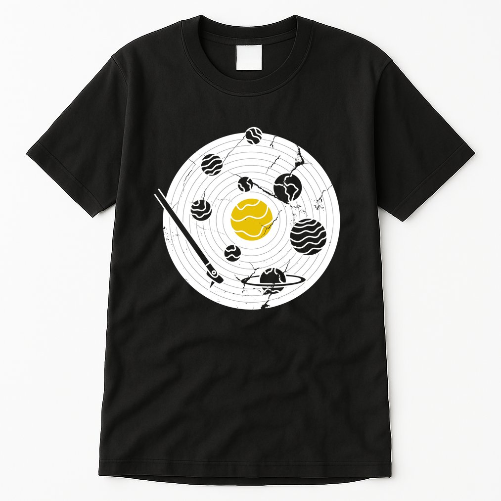Solar System Vinyl Record Tall T-Shirt