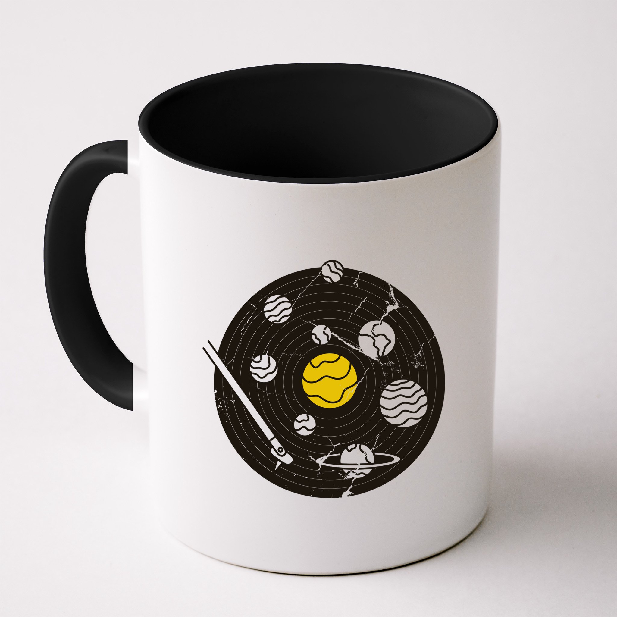 Solar System Vinyl Record Mug