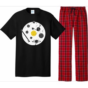 Solar System Vinyl Record Pajama Set