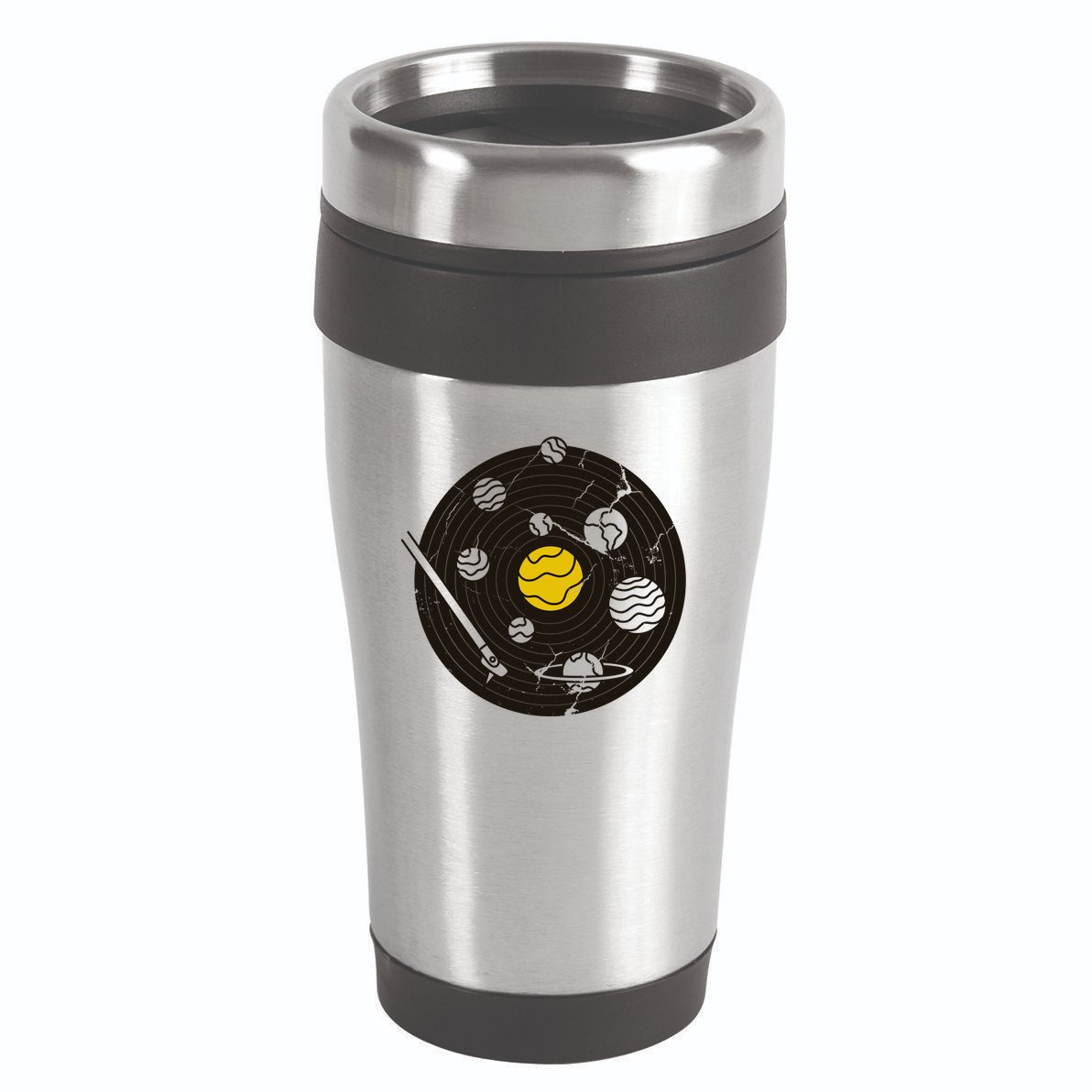 Solar System Vinyl Record 16oz Travel Tumbler