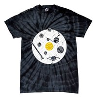Solar System Vinyl Record Tie-Dye T-Shirt
