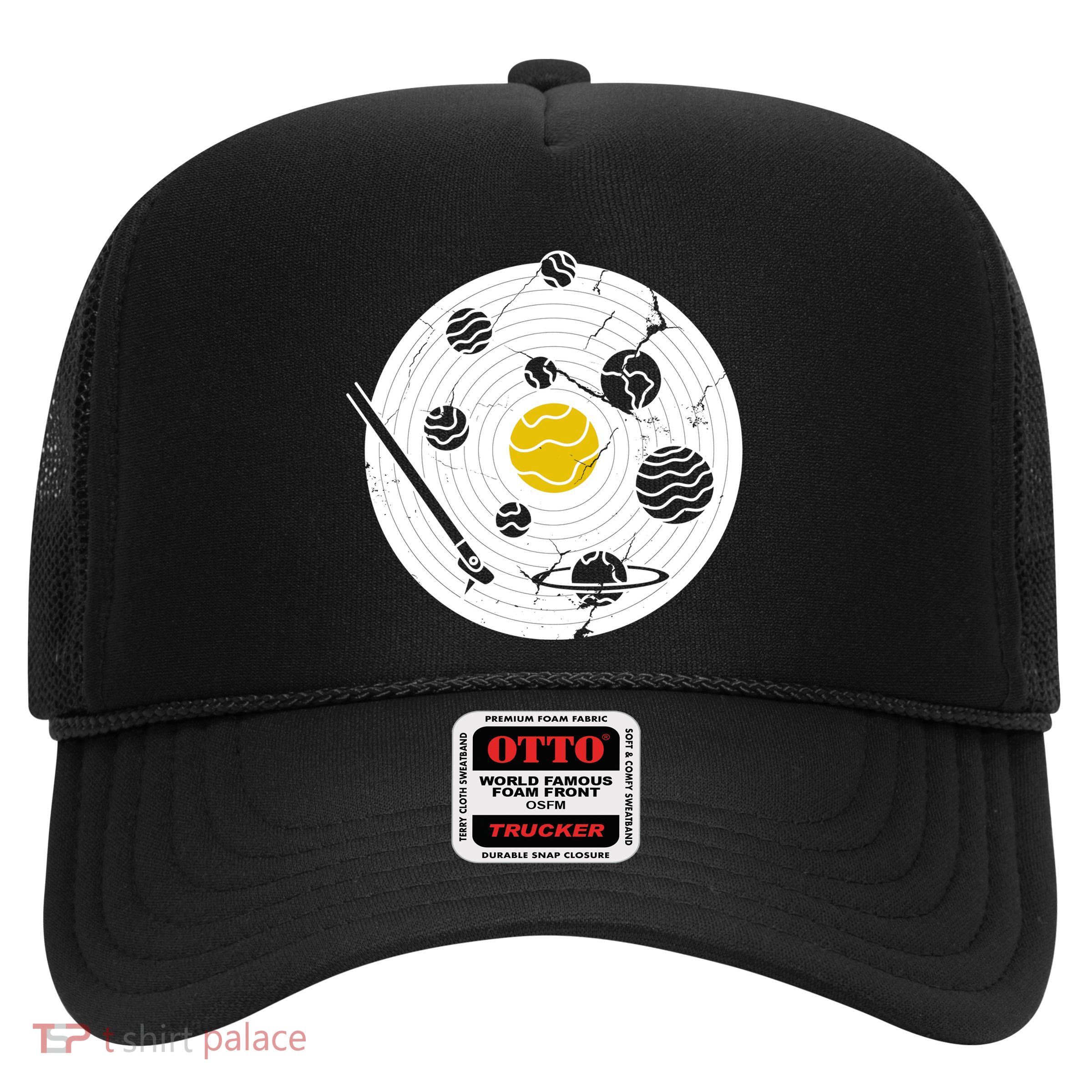 Solar System Vinyl Record Trucker Hat