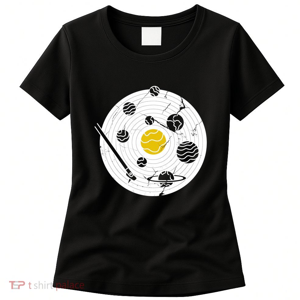 Solar System Vinyl Record Women's T-Shirt