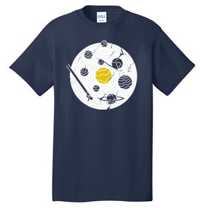 Solar System Vinyl Record Tall T-Shirt