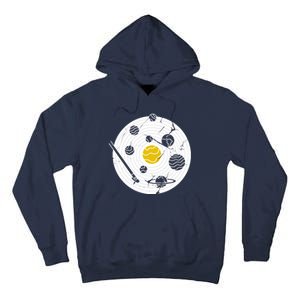 Solar System Vinyl Record Tall Hoodie