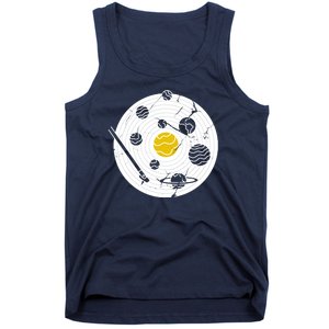 Solar System Vinyl Record Tank Top